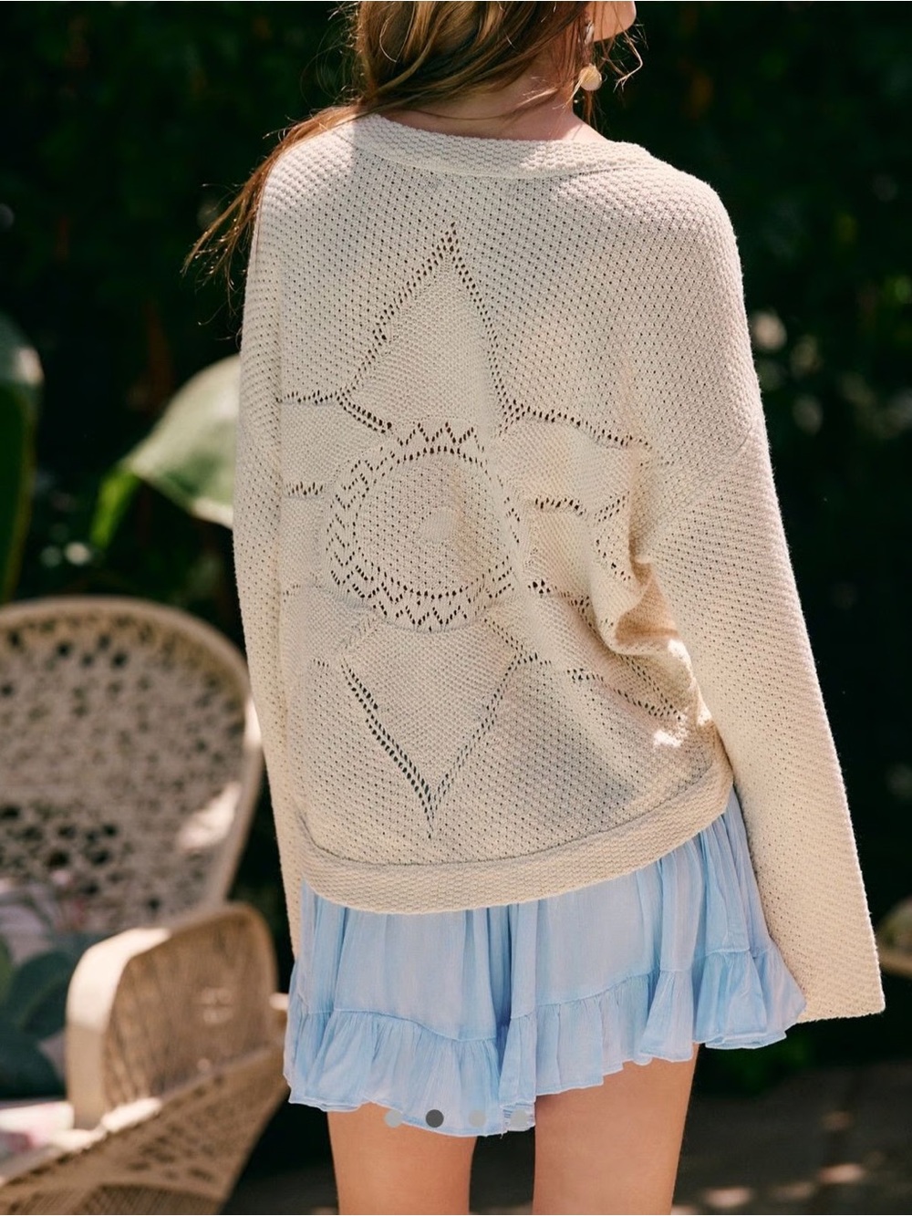 free people Sunburst Fauxchet Pullover.  NWT